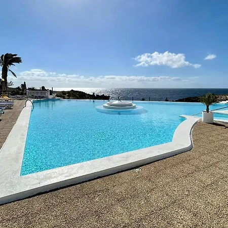 Nudist With Ocean View And One Bedroom In Lanzarote Apartment Charco del Palo