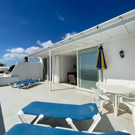 Nudist With Ocean View And One Bedroom In Lanzarote Apartment Charco del Palo